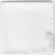 Khăn tay lụa Zegna nam trắng